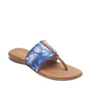 André Assous Featherweights Tie-Dye Slide Sandals